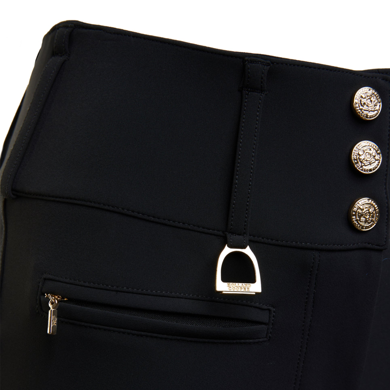 Holland Cooper Premium High Rise Breeches - Black-7